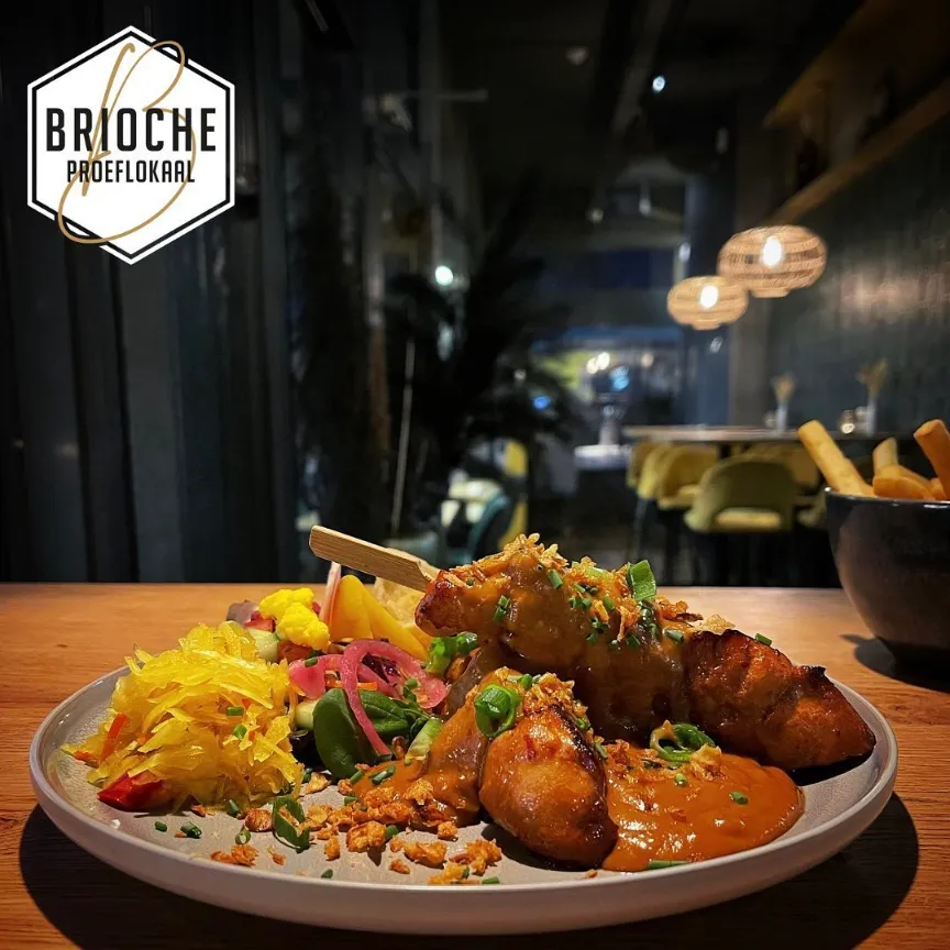 Terras bij Proeflokaal Brioche in Veghel